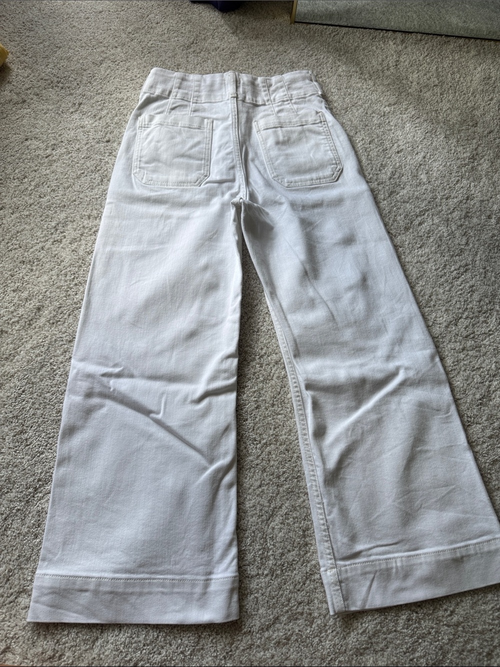 Maeve the Colette White Wide-Leg denim - Picture 5 of 6